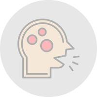 Cough Vector Icon Design