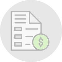 Invoice Vector Icon Design