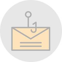 Email Phishing Vector Icon Design