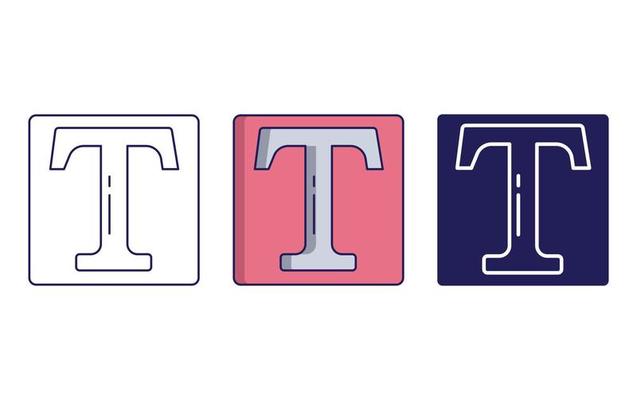 Type tool vector icon