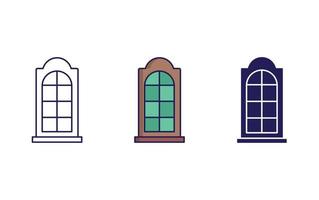 Door vector icon