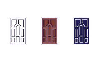 Door vector icon