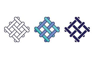 Abstract Shapes icon vector