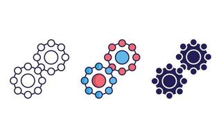 Abstract Shapes icon vector