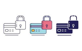 Card Security vector icon