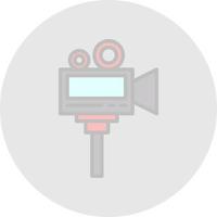 Video Camera Vector Icon Design