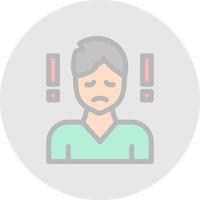 Anxiety Vector Icon Design