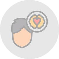 Emotional intelligence Vector Icon Design