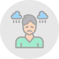 Depression Vector Icon Design