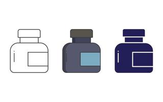 ink bottle vector icon