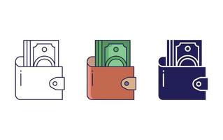 Wallet vector icon