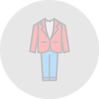 diseño de icono de vector de traje de hombre de boda