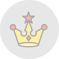 Crown Vector Icon Design