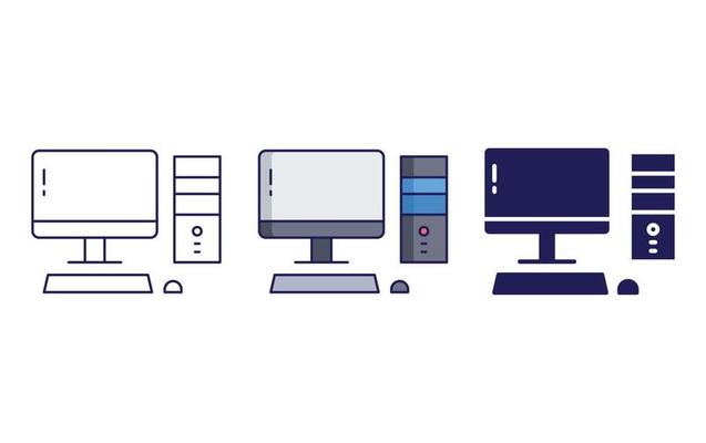 Computer vector icon