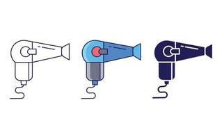 Hair Drier vector icon