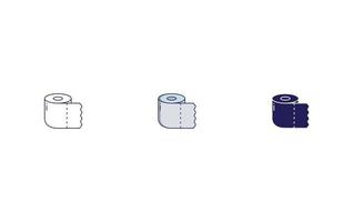 Toilet Paper icon vector