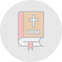 diseño de icono de vector de biblia