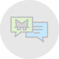 Chat Spyware Vector Icon Design