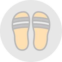 Flip Flop Vector Icon Design