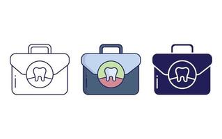 Dental Kit vector icon