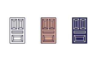 Door vector icon