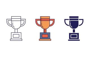 Trophy vector vector icon