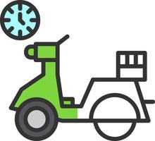 Delivery Time Vector Icon Design