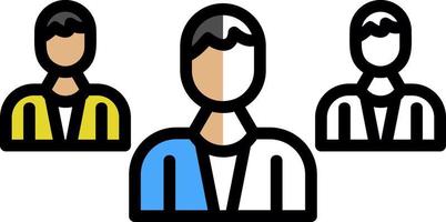 Community Work Vector Icon Design