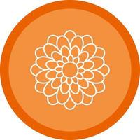 diseño de icono de vector de crisantemo