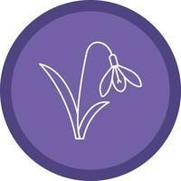 Snowdrop Vector Icon Design