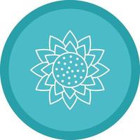 Sunflower Vector Icon Design