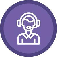 Customer Support Vector Icon Design