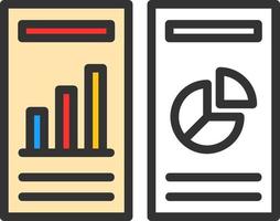 Comparative Analytics Vector Icon Design