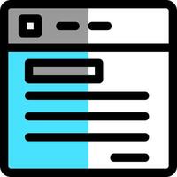 Website Ux Vector Icon Design