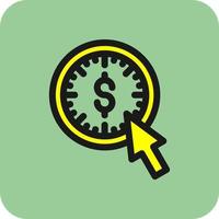 Pay Per Click Vector Icon Design