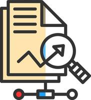 Diagnostic Analytics Vector Icon Design