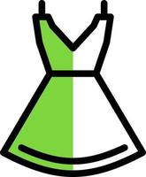 diseño de icono de vector de vestido