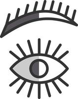 Eyebrow Vector Icon Design