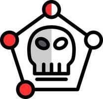 diseño de icono de vector de malware