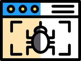 Virus Detection Vector Icon Design