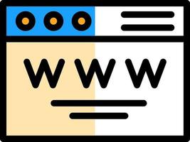 Website Vector Icon Design
