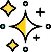 Sparkles Vector Icon Design