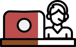 Online Service Vector Icon Design