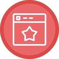 Website Rating Vector Icon Design