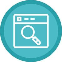 Search Engine Vector Icon Design