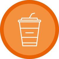 Milkshake Vector Icon Design