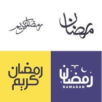 Vector Pack of Arabic Calligraphy for Muslim Celebrations and Festivities.