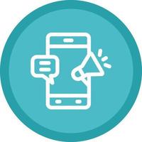 Sms Marketing Vector Icon Design