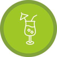 Pina Colada Vector Icon Design