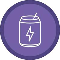 Energy Drink Vector Icon Design